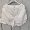 Shorts Reto Plissado Feminino de Linho e Algodão Estilo Japonês Casuais Largos de Cinco Pontos Novo Modelo Primavera/Verão 2026 482170