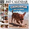 Chihuahua de Praia 2027 Calendário de Pets Filhote Fofo Calendário de Parede Comerciante Transfronteiriço Dropshipping Impressão