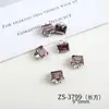 Nova Arte de Unhas Cor Sólida Rosa Seco com Decorações de Strass, Coração Deslumbrante, Oval, Quadrado Arte de Unhas Usável com Strass Atacado