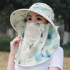 Sombrero de Protección Solar a la Moda para Ciclismo y Trabajo Agrícola, Sombrero de Sol con Protección para Cara y Cuello, Sombrero de Cara Completa para Recolección de Té de Verano, Nuevo Modelo 2026 para Mujeres