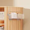 Estante de Almacenamiento para Armario, Cesta de Almacenamiento para Bolsos, Estante Lateral para Gabinete, Organizador de Ropa Interior y Ropa, Cesta Colgante para Armario