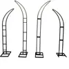 Nuevos Accesorios para Bodas Arco Hierro Forjado Puerta de Cuerno Césped Exterior Boda Soporte de Flores Arco Fondo de Escenario