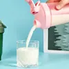 Novo copo shaker de plástico de 500ml para beber diretamente, copo para shake de proteína em pó, copo de água esportivo, copo de água misturador portátil