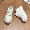 Zapatillas Blancas de Suela Gruesa Estilo Europeo para Mujer, Nuevo Modelo Otoño/Invierno 2026, Zapatos Casuales Transpirables Versátiles Tipo Board, Cómodos Zapatos Deportivos para Mujer