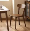 Silla de Comedor de Madera Maciza 2026 Modelo Nuevo Silla para Mesa de Comedor de Restaurante con Respaldo Silla Retro Comercial para Estudio Sala de Reuniones Taburete de Madera