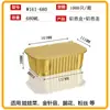 Caja de Lata con Lámina de Oro Papel de Aluminio Rectangular Engrosada y Endurecida Recipiente para Freidora de Aire Papel de Aluminio Empaque Desechable Lonchera