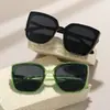Nuevas Gafas de Sol Cuadradas para Caras Grandes, Gafas de Sol de Moda Europeas y Americanas para Mujer, Gafas Retro de Celebridad de Internet, Gafas de Sol Estilo Mismo de Tiktok