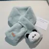 Bufanda para niños estilo coreano, bufanda de felpa para padres e hijos, imitación de pelo de conejo, bufanda para niños y niñas, bufanda cálida de otoño e invierno