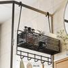 Prateleira de Armazenamento para Banheiro Cesta Suspensa para Box de Banheiro Suporte de Toalha Banheiro Artigos de Higiene Pessoal Prateleira de Armazenamento Multifuncional