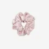 Scrunchie de Satén de Gama Alta Hecho a Mano con Borde de Cristal para Mujer, Nuevo Estilo de Accesorio para el Cabello de Celebridad de Internet Coreana, Lazo para el Cabello, Flor para el Cabello para Mujer