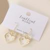 Nuevo Juego de Joyería Serie Geométrica de Amor Collar Aretes Pulsera Diseño de Alta Calidad Joyería Dulce de Lujo Ligero