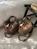 Bolso Cubo de Mimbre de Moda para Mujer 2025 Invierno Nuevo Bolso de Hombro de Alto Valor Bolso Cruzado Sencillo de Color Sólido Nicho