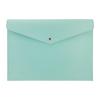 Bolsa de archivo de información con bolsillo a presión, de cuero sintético personalizado, práctica y de gran capacidad, bolsa de almacenamiento para oficina, bolsa de archivo A4