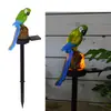 Nova lâmpada de gramado externa solar transfronteiriça, luz de paisagem para pátio de villa de animal de desenho animado montada no solo em resina