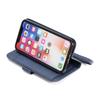 Funda de cuero con cremallera y diseño de becerro para iPhone 11 Pro MAX, funda protectora con tapa para tarjeta S20 y 7 Plus