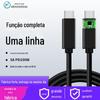 100W dupla linha de carregamento USB3.2 linha de dados 5A chip tela multifuncional 10G transmissão pd linha de carregamento rápido