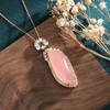 2021 nuevos accesorios de moda nacional de hielo natural calcedonia verde sol sin importar collar de hojas colgante de jade para hombres y mujeres