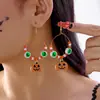 Pendientes de Halloween de Dibujos Animados Transfronterizos Nuevos Europeos y Americanos, Pendientes Acrílicos Creativos de Fantasma Murciélago Lindos y Originales para Mujer