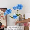 5 Rosas de Montanha de Neve Artificiais para Decoração de Salão de Casamento, Materiais DIY para Mesinha de Cabeceira do Quarto de Casamento, Arranjo de Casamento