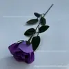 Rosa artificial gótica de estilo gótico transfronteriza, decoración de Halloween, centro de mesa para fiesta temática oscura