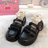 Zapatos de Cuero para Niñas 2026 Primavera/Verano Nuevos Estilo Coreano Arrugados Suela Suave Zapatos Individuales para Niñas Pequeñas, Mocasines Estilo Chanel