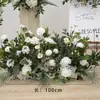 Nuevo Estilo Guía de Carretera Arreglo Floral Flor de Seda Banquete de Compromiso Arreglo de Flores Decorativas Grandes Terminado Boda Boda