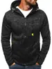 Cardigan jaqueta com capuz em fleece jacquard esportivo casual masculino 1