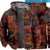Ropa de Algodón de Invierno 2024 Más Terciopelo Chaquetas para Hombre Cálidas Retro con Capucha Textura Algodón Moderno Casual Comercio Exterior Transfronterizo