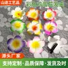 Estilo Étnico do Sudeste Asiático Modelo Grampo de Cabelo Frangipani Clipe de Flor Estilo Boêmio Acessório de Cabeça para Foto de Praia