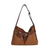 Bolso bandolera de gamuza esmerilada retro casual 2025, bolso de mano simple, bolso de gran capacidad para el día a día