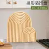 Estilo Ins Creativo Asimétrico Bandeja de Madera Adornos Decorativos Japonesa de Escritorio Bandeja de Aromaterapia Almacenamiento Accesorios para Fotos