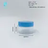 30g 50g Pared Delgada Rayado Tapa de Una Sola Capa Pet Tarro para Crema Capacidad Pequeña Crema Facial Crema para Ojos Empaque para Cuidado de la Piel Tarro de Boca Ancha