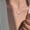 Nuevo Collar Estilo Chino Retro Étnico Perla Acero de Titanio para Mujer Versátil Cadena de Clavícula Mariposa Accesorios Venta al por Mayor