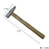 Martillo de orfebre profesional para metalurgia calcinado pico de pato martillo para joyería martillo de platero martillo de mango corto martillo de mano cabeza redonda martillo de oro martillo de cabeza plana