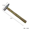 Martillo Soldador con Mango de Madera de Doble Propósito con Punta y Cabeza Plana para Instalación de Escoria Venta Directa del Fabricante Martillo para Joyería de Oro y Plata para Martillar Oro