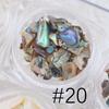 Mistura de Peças de Concha para Nail Art Peças de Abalone Celebridade da Internet ins Pedra de Concha de Alta Brilhança para Nail Art
