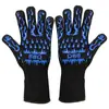 Guantes de Silicona Resistentes al Calor para Barbacoa para Hornos de 800 Grados, Hornos de Microondas y Ollas Calientes, Resistentes a Altas Temperaturas, a Prueba de Aceite y Anti-Quemaduras