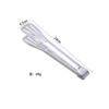 Pinza de acero inoxidable engrosada pinza para alimentos cocina barbacoa pan pan al vapor pan al vapor pinza para pastel