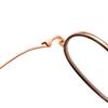 Gafas para miopía retro ultraligeras de montura redonda para mujer, potencia disponible, artefacto sin graduación, montura para ojos, sentido de alta gama, gafas planas