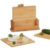 Bandeja de Madera de Bambú para Uso Doméstico, Bandeja Redonda Multiusos para Restaurante para Pizza, Bistec, Pan, Bandeja para Comedor, Bandeja para Casa de Té y Casa de Huéspedes