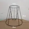 Estrutura para Abajur DIY Tecelagem com Corda Artesanal Abajur Suporte de Lâmpada Luminária de Mesa Redonda Quadrada Ferragens Acessórios de Estrutura de Ferro
