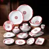 Tigela Pequena de Melamina Xiangyuan, Tigela de Macarrão Retrô de Formato Irregular, Tigela de Arroz Anti-Quebra para Restaurantes de Hot Pot, Tigela Grande de Sopa Comercial Imitação de Porcelana