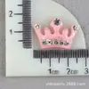 Accesorios para el cabello de corona Pasador Material Banda de goma Borde con diamantes brillantes Pinza Accesorios de pegamento de crema para manualidades Accesorios de resina para niños Accesorios para funda de teléfono móvil