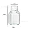 Decoração Simples de Vaso de Vidro para Sala de Estar, Vaso para Flores, Plantas Verdes, Flores Frescas, Bambu da Sorte, Hidroponia Vermelha, Xuzhou Zhuotong
