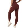 Cross-border yoga fio calças cropped fitness calças esportivas cintura alta das mulheres alto elástico apertado quadril lifting Peach Hip shorts sem costura