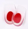 Palmilhas de Silicone para Calcanhar, Duas Cores, Absorventes de Choque, Confortáveis para Pressão nos Pés, Finas, Almofadas de Calcanhar Unissex, Macias