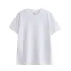 Camiseta Artesanal de Tejido de Barril 100% Algodón para Hombres y Mujeres, Sin Costuras Laterales, Top de Punto Transpirable, Fuerte Fabricante OEM, Venta al por Mayor OEM