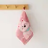 Toalha quadrada de algodão puro atacado toalha infantil algodão classe a lenço de jardim de infância toalha de rosto de urso de desenho animado fofa para casa