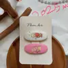 Novos Grampos de Cabelo Infantis Feitos à Mão em Tecido Estilo Coreano, Presilha Lateral de Desenho Animado em Formato de Coração para Mechas, Acessório de Cabelo Versátil