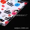 Capa de livro com estampa de desenho animado em PVC capa de livro material escolar bolsa de PVC transparente bolsa com zíper cor atacado